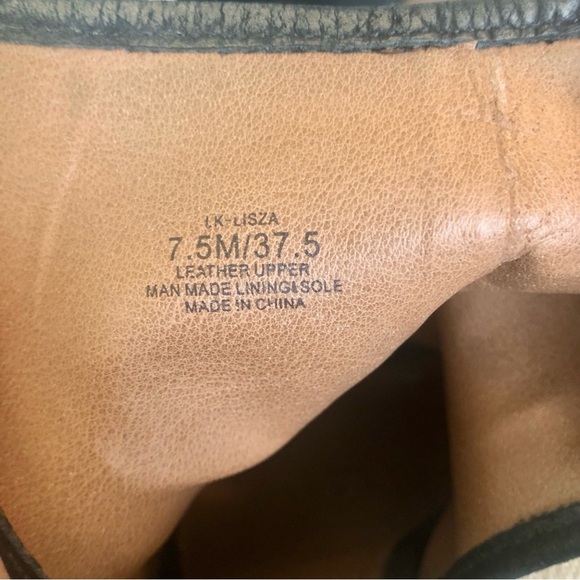 Lucky Brand Black Suede Open Toe Bootie Size 7.5 - Picture 9 of 11